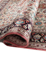 gulmarg Jaipur Rugs hand knotted pure silk Rug orange mandarin/natural cream rectangle