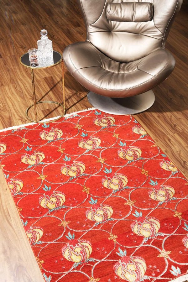Pomegranate Silk Carpet